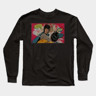 Golden girls slap neon red vintage Long Sleeve T-Shirt